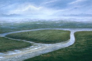 Tal des Flusses Colne, Südengland, 8000 v. Chr. von Frank Gardiner
