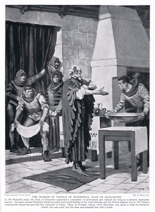 Der Mord an Thomas Woodstock, Herzog von Gloucester, 1336 n. Chr., 1920er Jahre