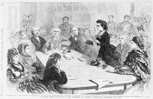 Washington D.C. Der Justizausschuss..., aus Frank Leslies Illustrierter Zeitung, 1871 von Frank Leslie