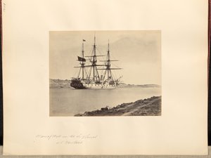Kriegsschiff am Suezkanal bei Kantara von Frank Mason Good