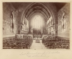 Innenraum einer Kirche von Frank Meadow Sutcliffe