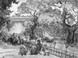 Garten des Palais-Royal, 1915 von Frank Milton Armington