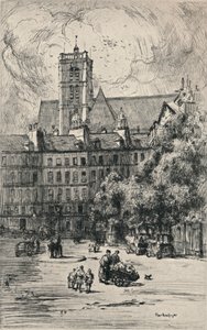 Place Baudoyer, 1915 von Frank Milton Armington