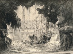 Die große Kaskade, Bois de Boulogne, 1915