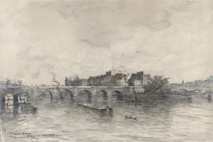 Die Insel, Paris (Pont Neuf) von Frank Myers Boggs