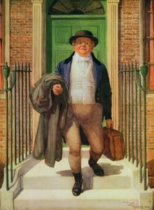 Mr. Pickwick verlässt das Haus