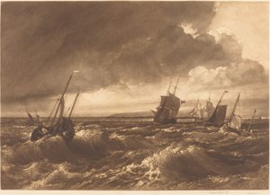 Die Mündung der Themse, Isle of Sheppey in der Ferne, 1891 von Frank Short