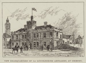 Neues Hauptquartier der 1. Lincolnshire Artillery in Grimsby von Frank Watkins