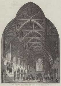 Die Eingangshalle der neuen Assize Courts in Manchester von Frank Watkins