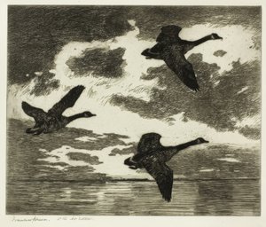 Bewölkter Morgen von Frank Weston Benson