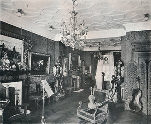 Das Musikzimmer, Captain Harveys Haus, Hampstead, ca. 1903