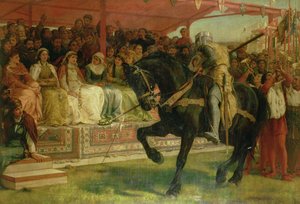 Die Königin des Turniers, "Ivanhoe" von Frank William Warwick Topham