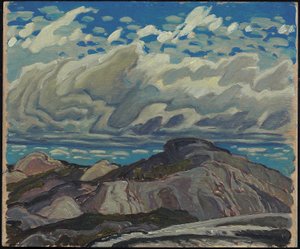 Oktober, Cranberry Hills von Franklin Carmichael