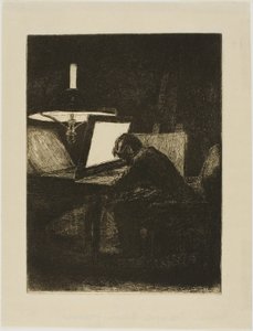 François Bonvin Radierung