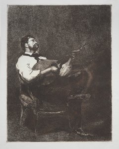 Gitarrenspieler von François Bonvin