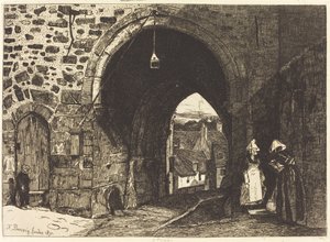 Das Tor von St. Malo in Dinan