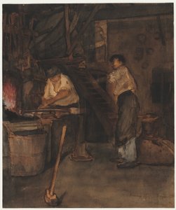 Studie für Die Schmiede: Erinnerung an Le Tréfort