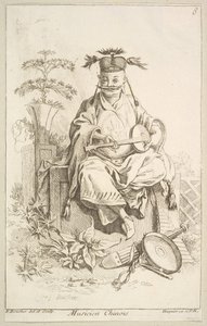 Chinesischer Musiker, 1738-45 von François Boucher