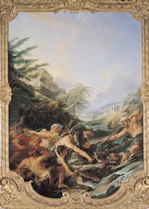 Krokodiljagd von François Boucher