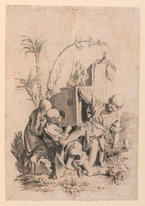 La Veue (Das Sehen) aus der Serie Les Cinq Senses (Die fünf Sinne) von François Boucher