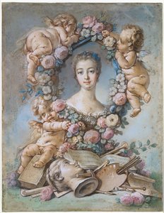 Madame de Pompadour von François Boucher