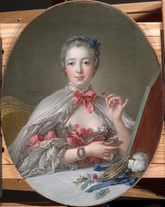 Madame de Pompadour bei ihrer Toilette, ca. 1760