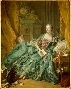 Porträt von Jeanne Antoinette Poisson, Marquise de Pompadour