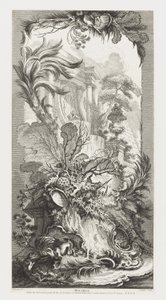 Rocaille [Rokoko-Design] in Nouveaux Morceaux pour des paravents [Neue Konzepte für Paravents] von François Boucher