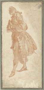 Studie für Philinte Illustration von Le Misanthrope aus der Ausgabe von 1734 von Molières Werken (Bd. III, S. 341) (Serientitel)