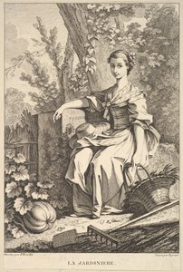 Der Gärtner, 1741-63 von François Boucher