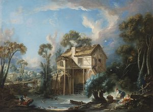 Die Mühle in Charenton, ca. 1756
