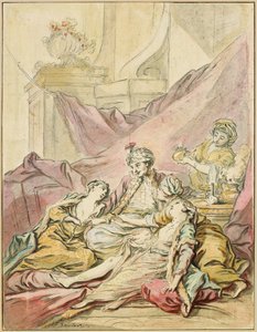 Der Pascha in seinem Harem, ca. 1735-1739 von François Boucher