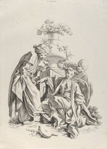 Tastsinn, aus Die fünf Sinne, 1720-70