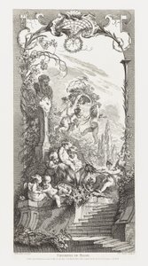 Triomphe de Priape in Nouveaux Morceaux pour des Paravents von François Boucher