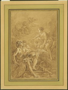 Venus befiehlt Vulkan, Waffen für Aeneas zu schmieden von François Boucher