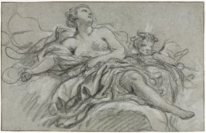 Venus und Amor von François Boucher