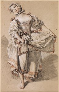 Junge Landmädchen tanzen von François Boucher