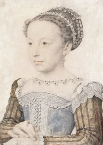 Porträt von Margarete von Valois 1553-1615, ca. 1559 von François Clouet