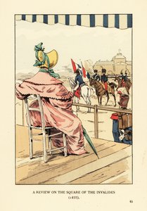 Eine Parade auf dem Platz der Invaliden von François Courboin