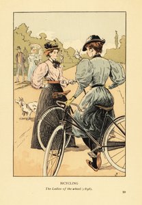 Radfahren, die Damen des Rades im Jahr 1896