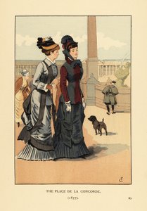 Place de la Concorde im Jahr 1877