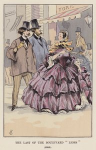 Der letzte der Boulevard-Löwen, 1853 von François Courboin
