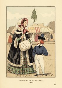 Die Buden auf der Pont Neuf, Paris