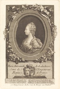 Marie-Antoinette von François Hubert after Honore Thomas Bligny