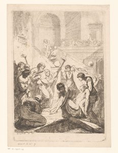 Begräbnis der Toten (Sieben Werke der Barmherzigkeit) von François Hutin