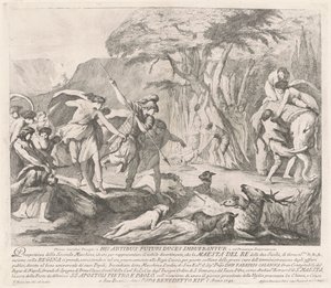 Die Seconda Macchina für die Chinea von 1743: Die königliche Jagd