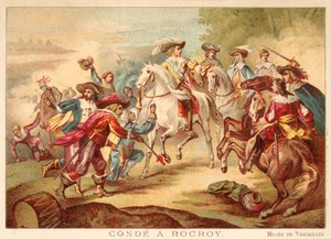 Der große Condé in der Schlacht von Rocroi (1643)