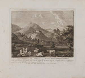 Ansicht des Dorfes Licenzo (Nr. VI)