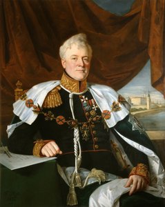 Porträt von Prinz Dmitriy Vladimirovich Golitsyn von François Nicolas Riss