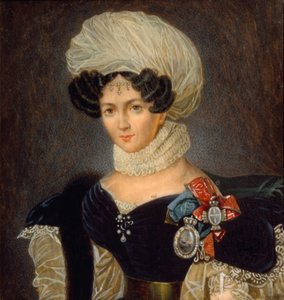 Porträt von Prinzessin Tatyana Vasilyevna Golitsyna 1783-1841, 1830er Jahre von François Nicolas Riss